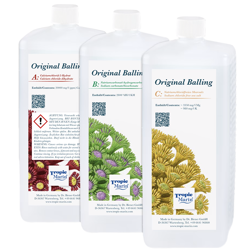 Tropic Marin Original Balling Liquid Set (3x 1L Bottles)