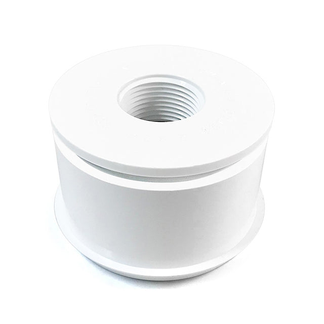 Aqua Ultraviolet 2" x 3/4" Reducer Bushing - White
