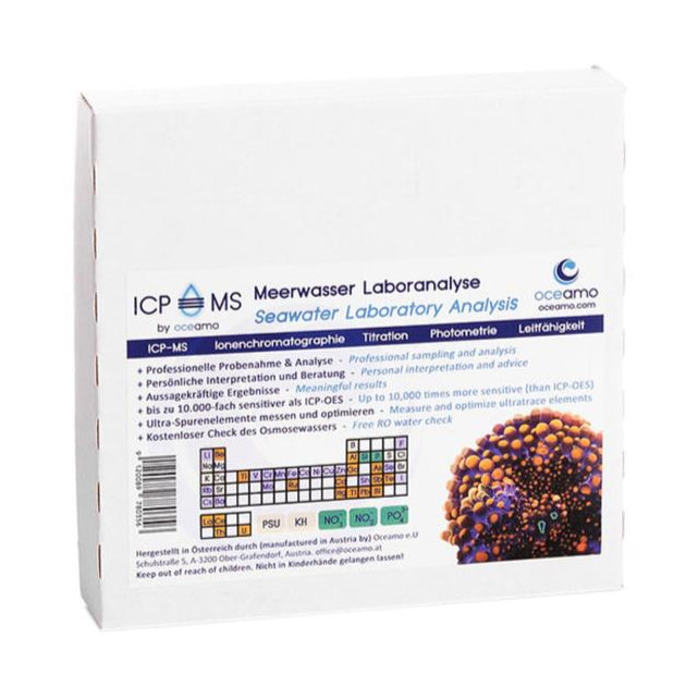 Oceamo ICP-MS Test - Seawater Laboratory Analysis