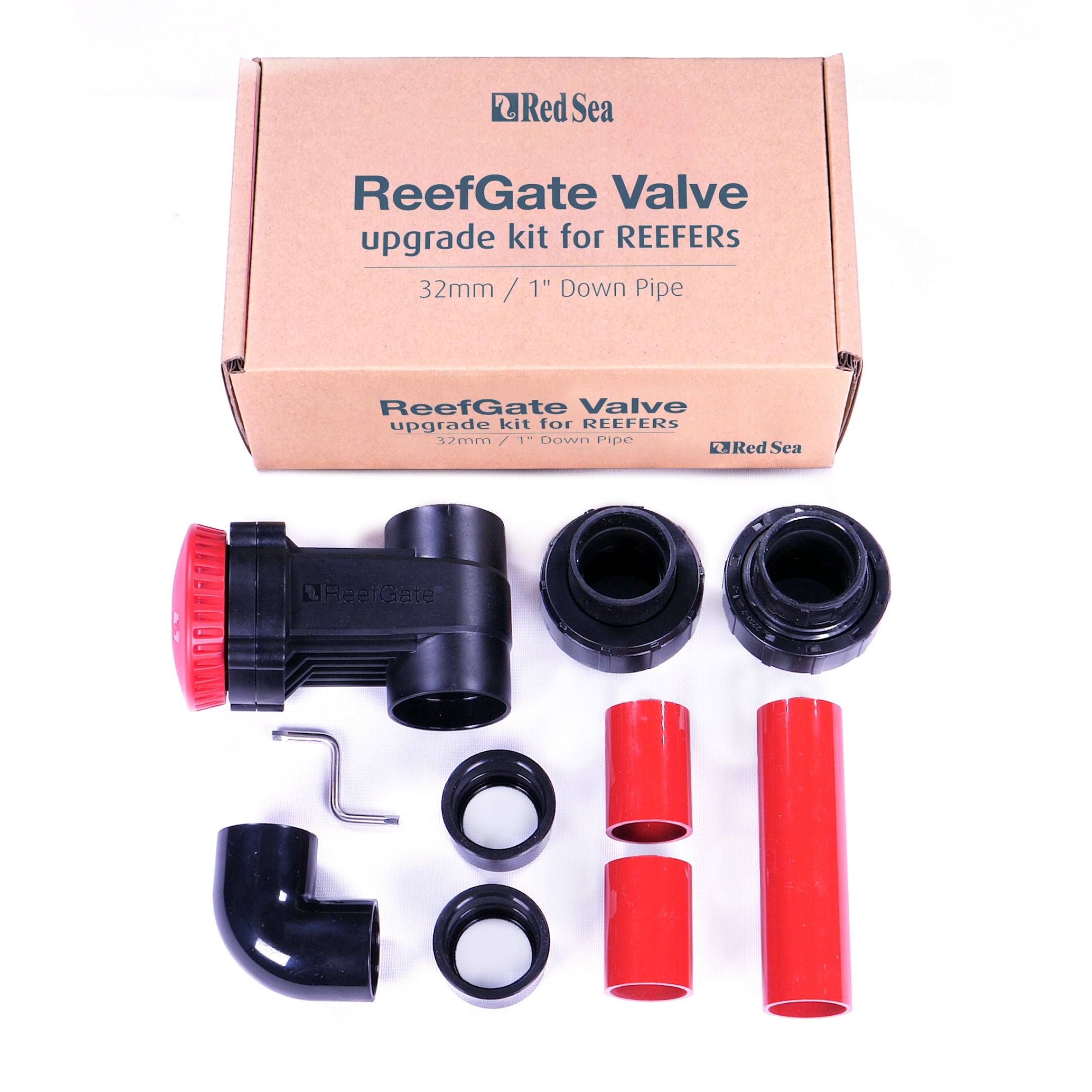 Red Sea ReefGate Valve Upgrade Kit for Reefers with 32mm / 1" Piping (RSR45364)