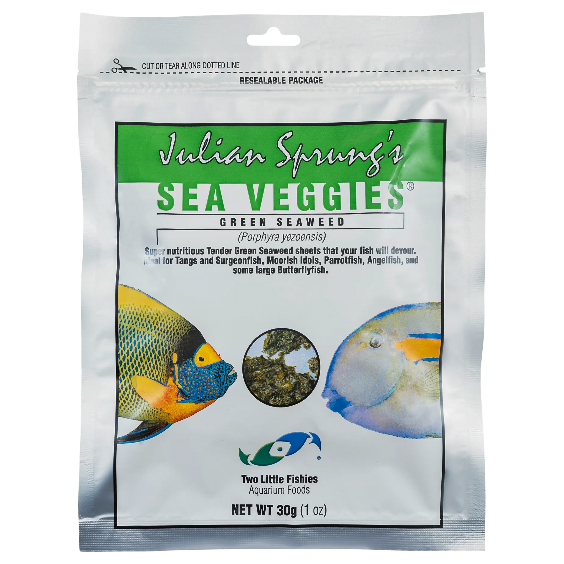 Two Little Fishies SeaVeggies Green Seaweed 30g