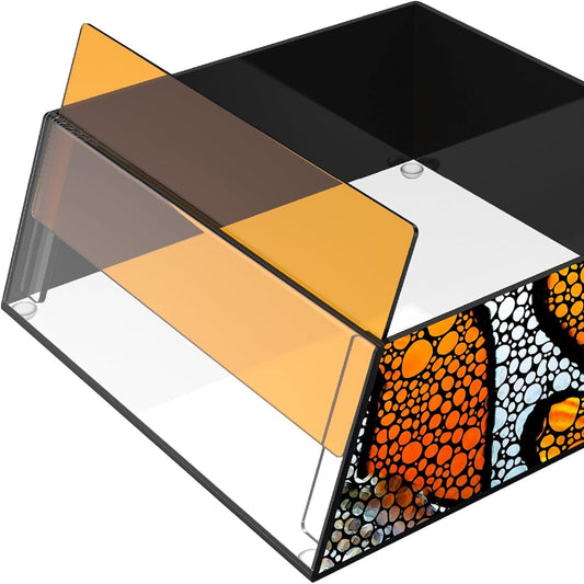 Flipper Floating Aquarium Top Down Viewer with Clownfish Pattern