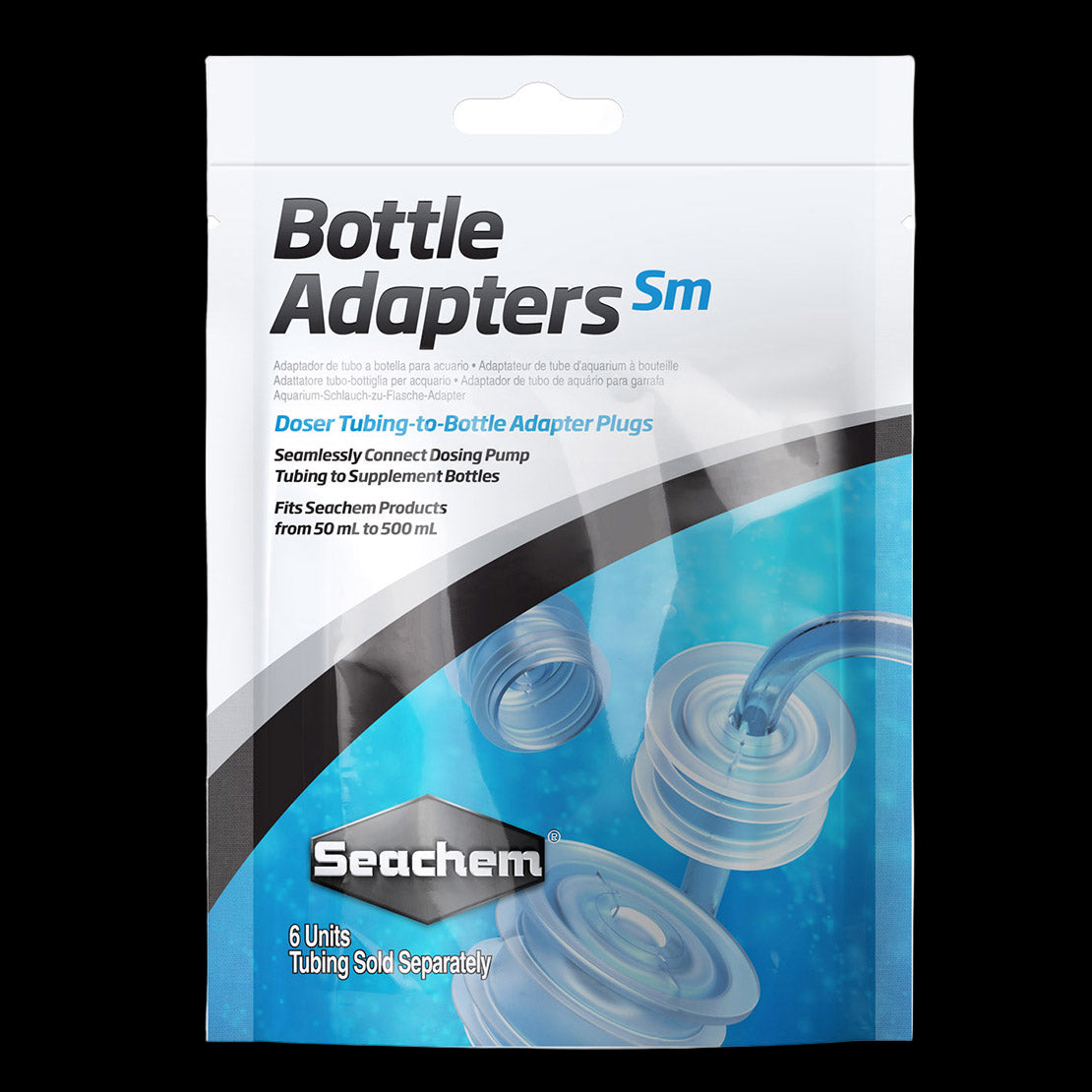 Seachem Bottle Adapters - 6 Pack