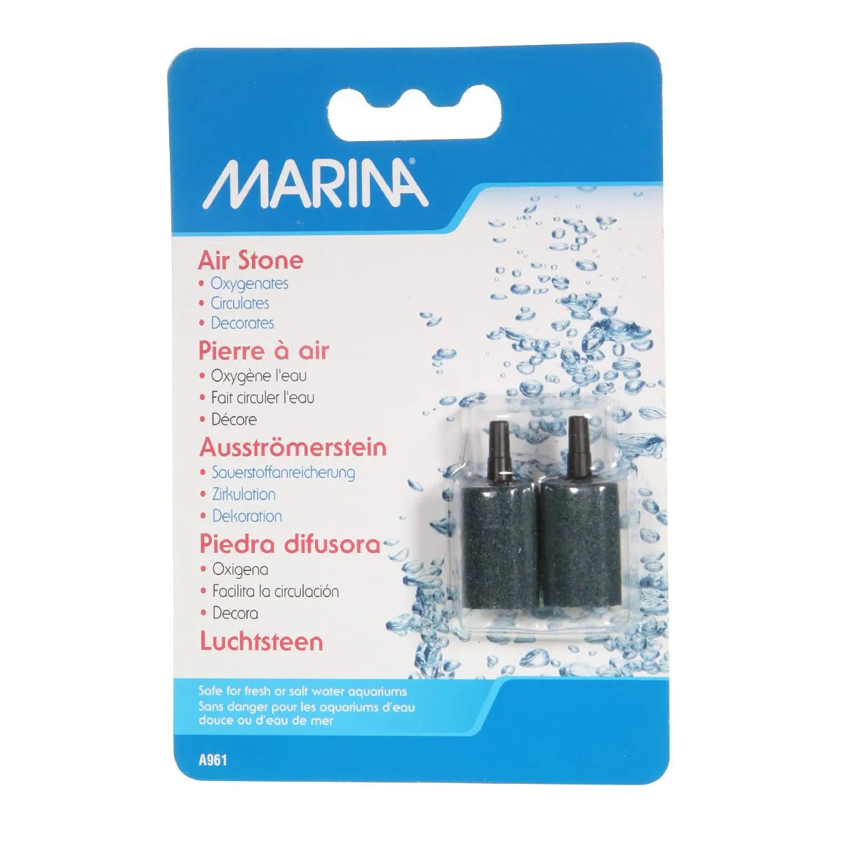 Marina 1" Cylinder Air Stone (2 Pack)