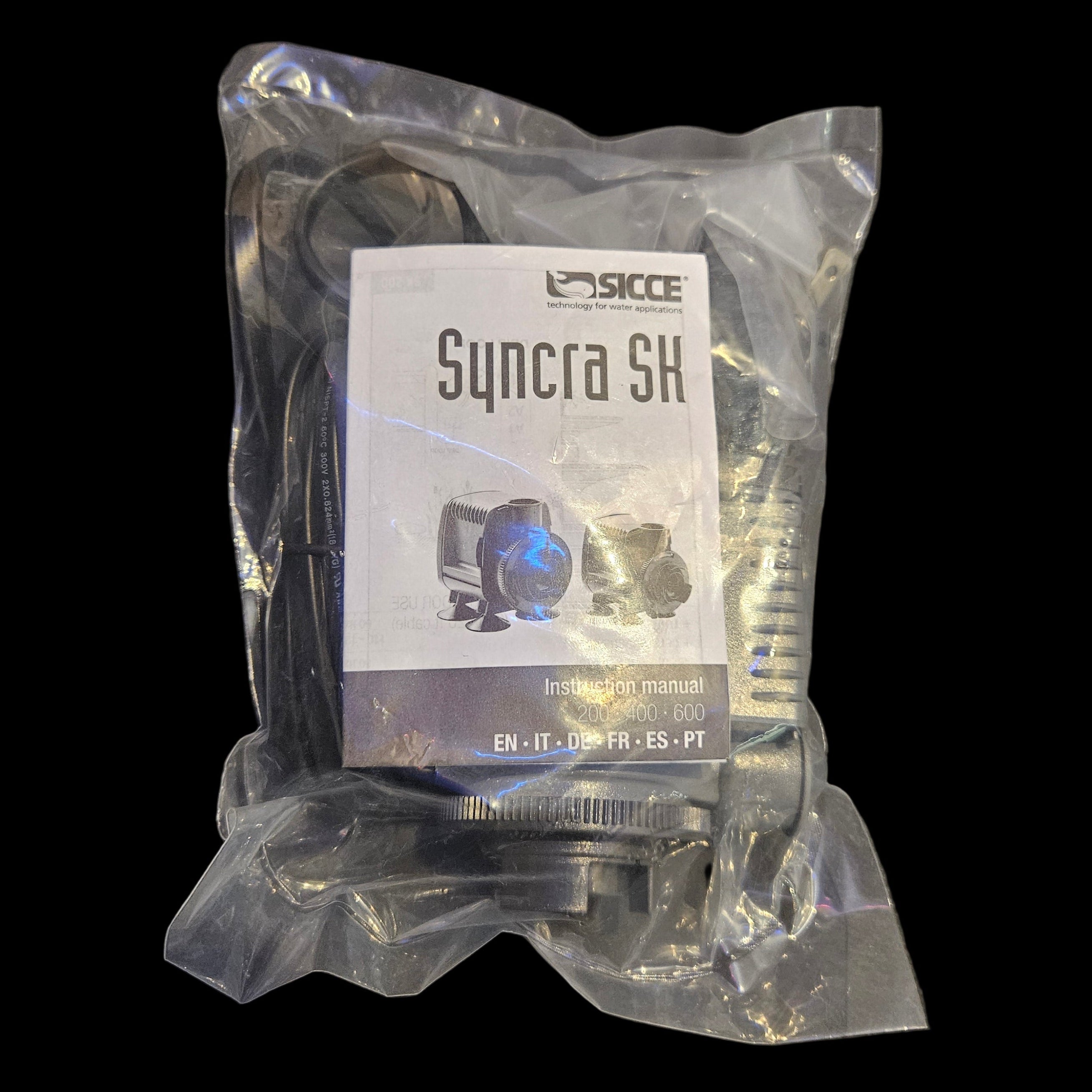 Sicce Syncra SK 200 Replacement Pump with Needle Wheel Impeller (357gph)