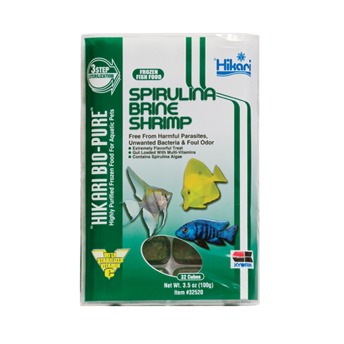 Hikari Spirulina Brine Shrimp Cubes