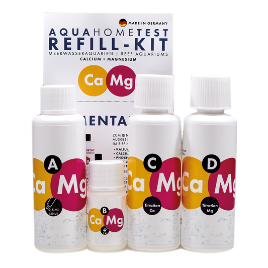 Fauna Marin Aquahometest Ca+Mg Calcium + Magnesium Test Kit Refill