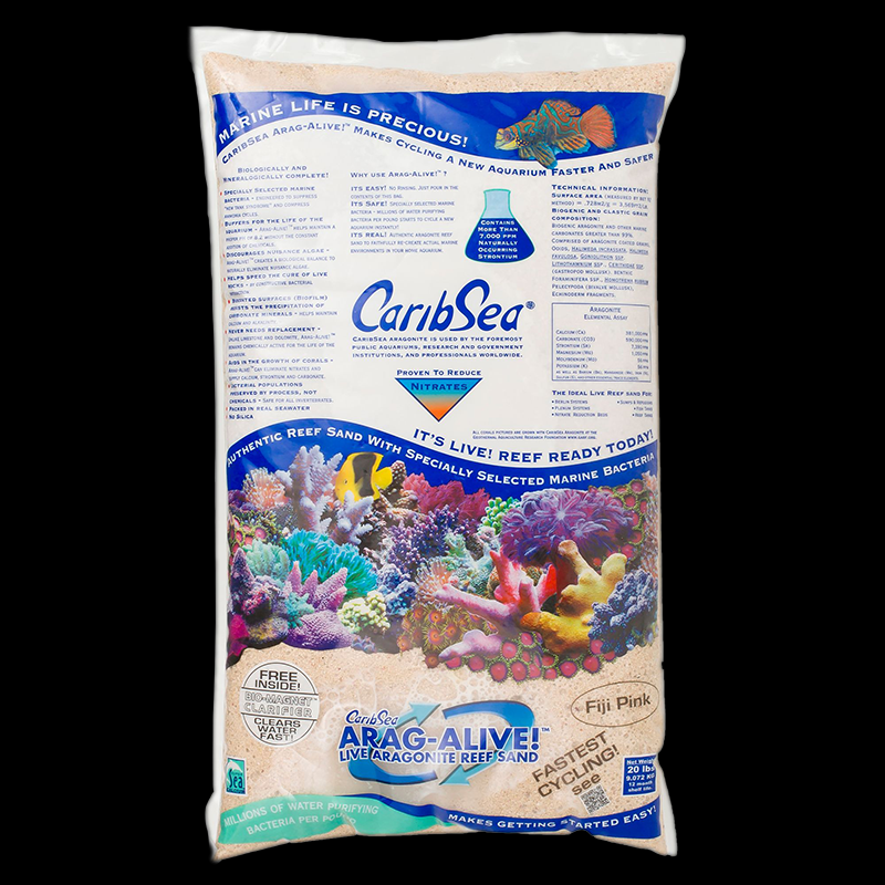 CaribSea ARAG-ALIVE!™ Fiji Pink Reef Sand