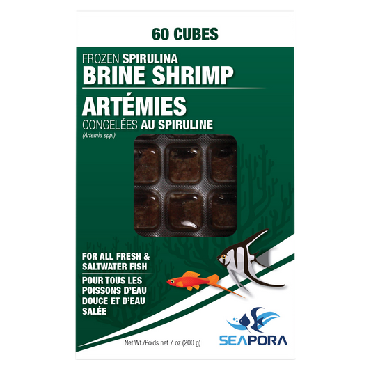 Seapora Frozen Spirulina Brine Shrimp
