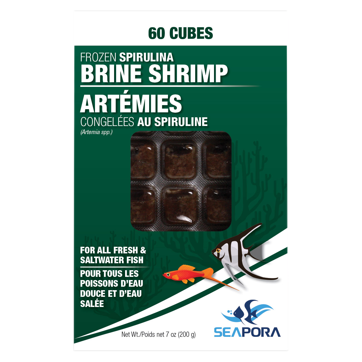 Seapora Frozen Spirulina Brine Shrimp