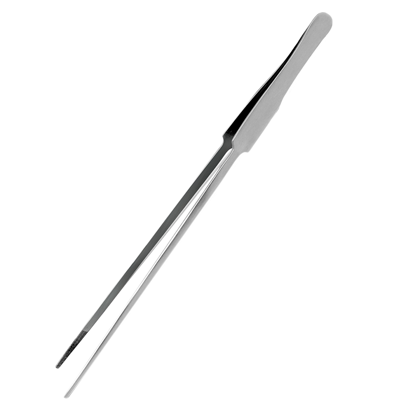 Straight Fine Tip Forceps 10"