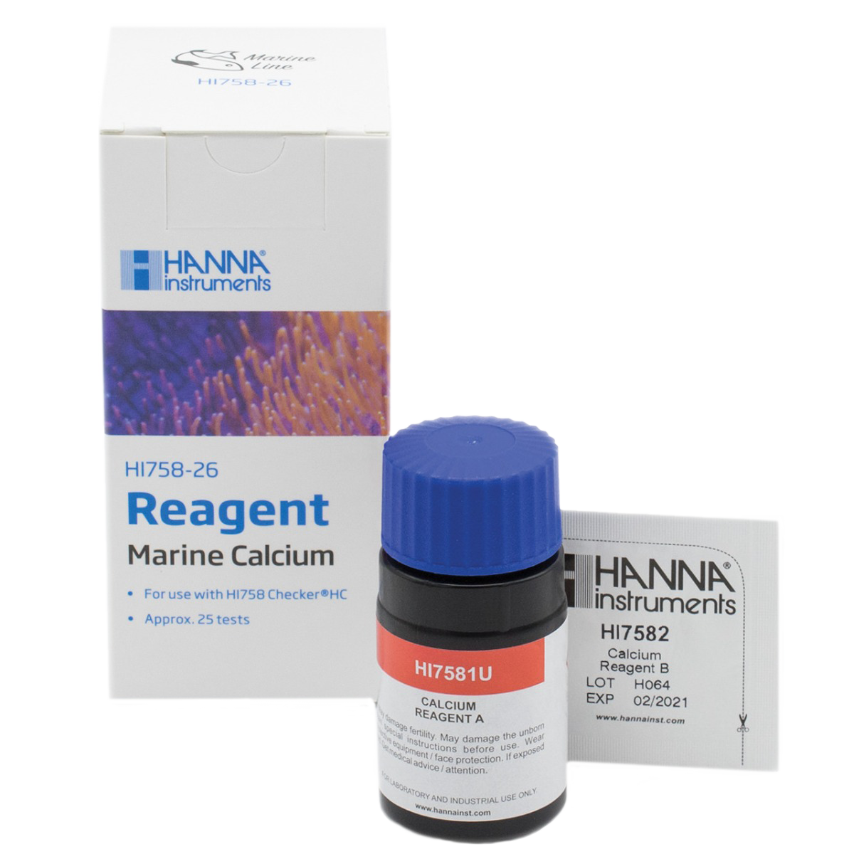 Hanna Marine Calcium Checker® HC Reagents (25 Tests) - HI758-26